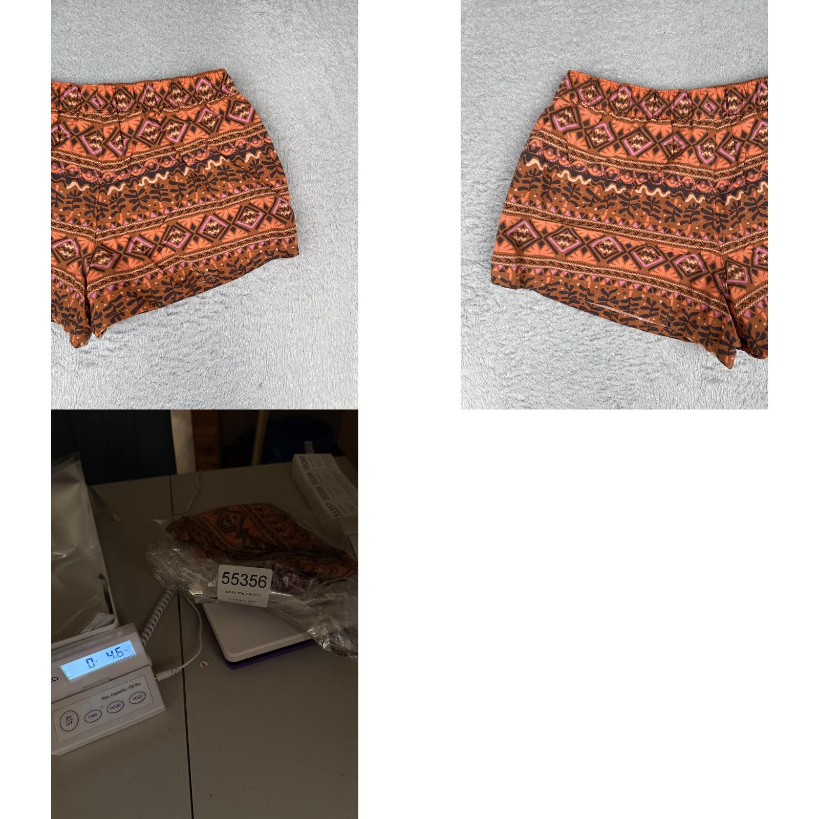 Patagonia Patagonia Womens Short Shorts Casual Beach Geometric Tribal Orange Nylon Drawstring Pockets Size 32" / US 10 / IT 46 - 9 Thumbnail
