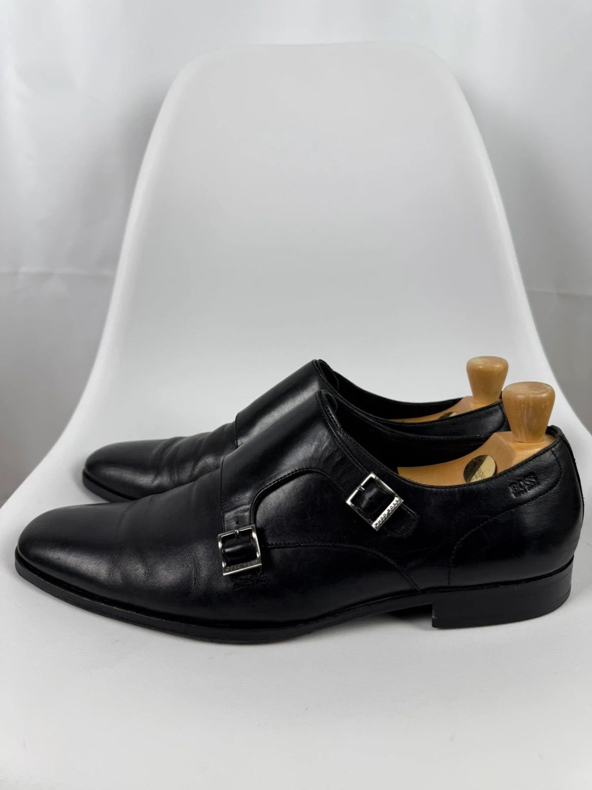 Hugo Boss Hugo Boss Genuine Leather Monks Shoes size US13 Size US 13 / EU 46 - 3 Thumbnail