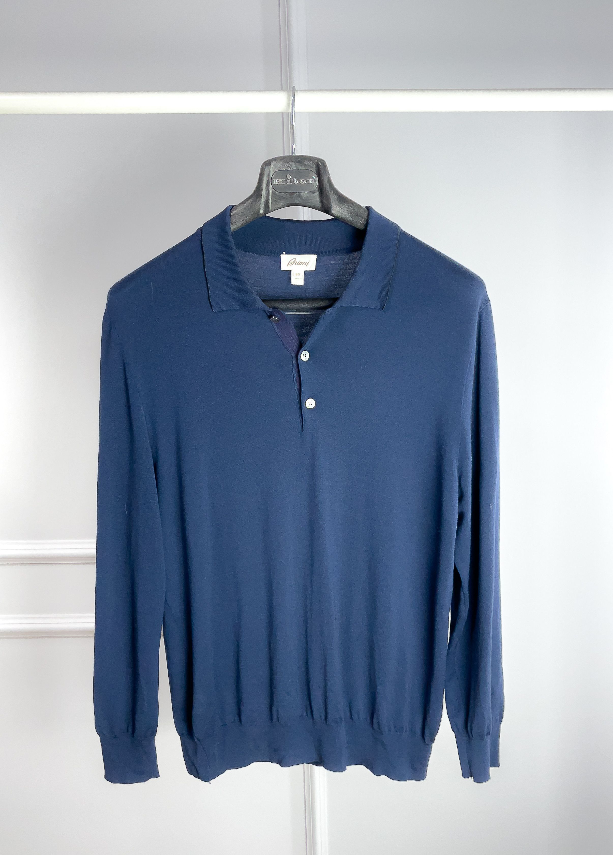 Brioni Men's polo Brioni Size US XL / EU 56 / 4 - 1 Thumbnail