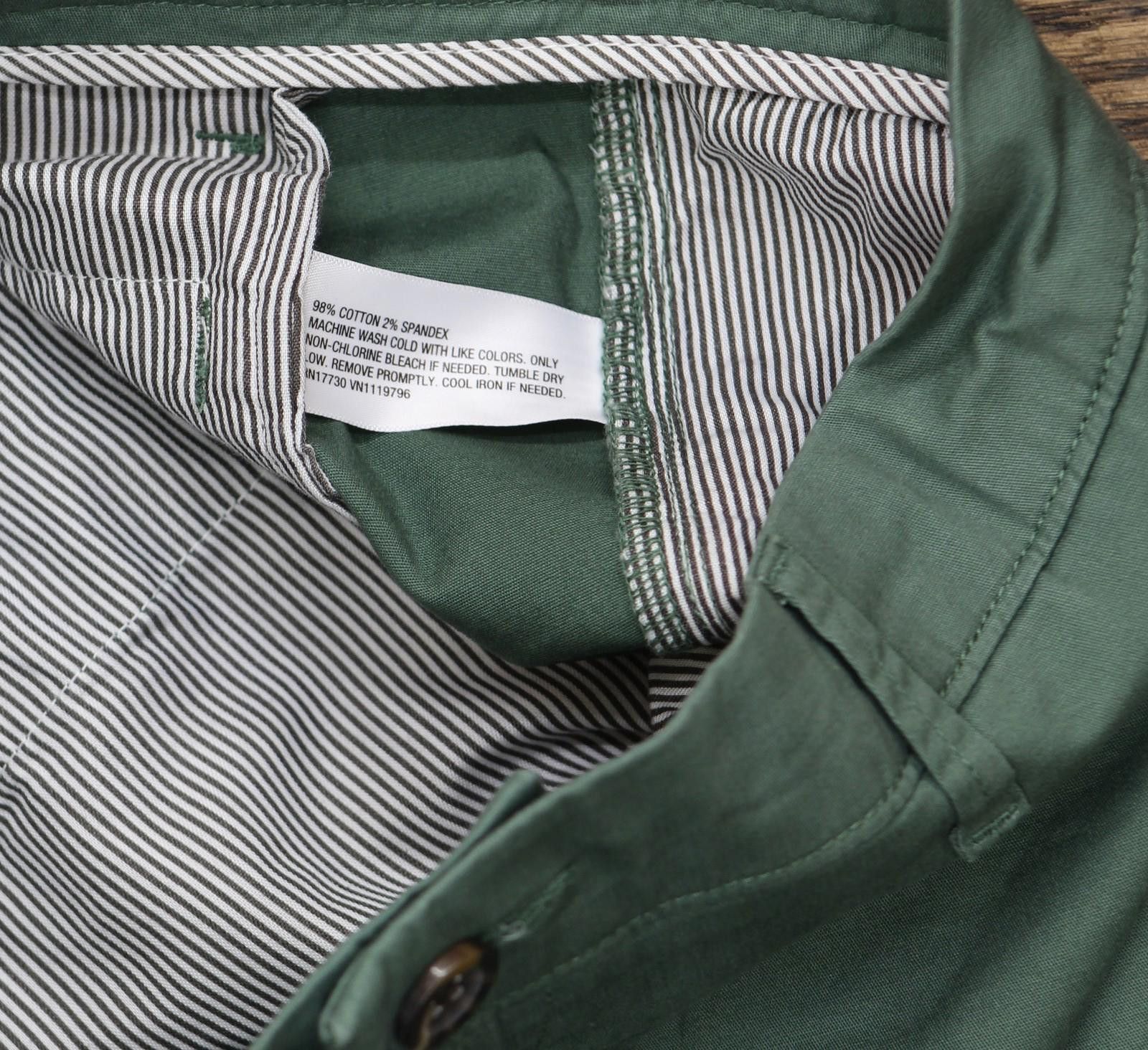 Designer Nwt Goodfellow & Co Flat Front Chino Shorts Teal Green 40 Size US 40 / EU 56 - 7 Thumbnail