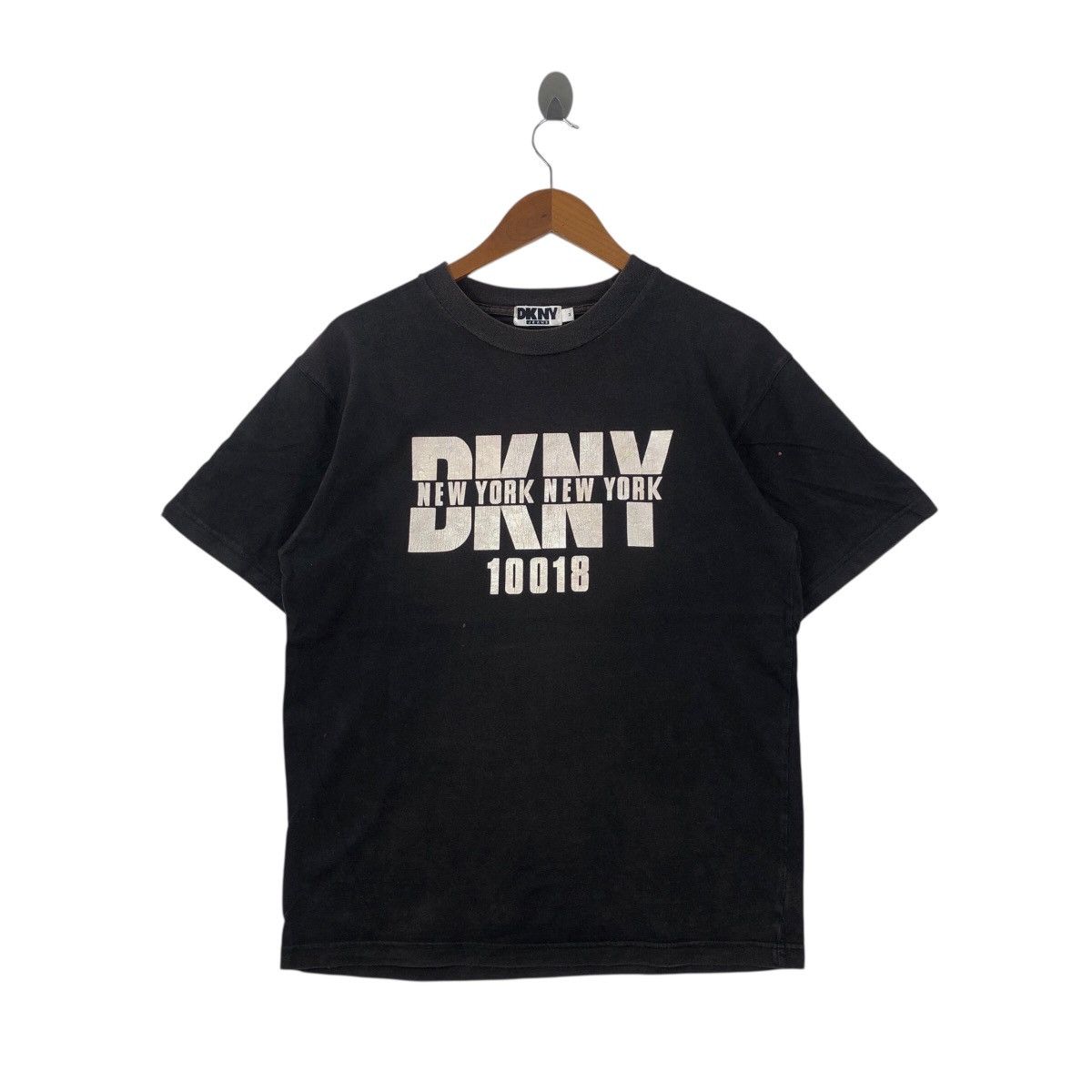 DKNY Vintage 90s DKNY Jeans Tee Shirt Big Logo Size M Size US M / EU 48-50 / 2 - 1 Thumbnail