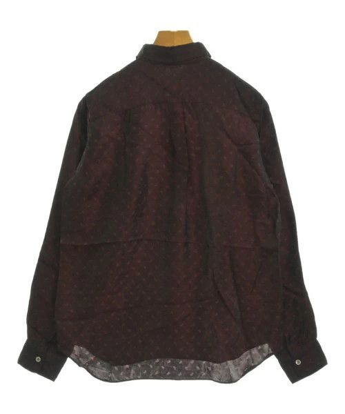 Comme des Garcons Black Shirt all-over pattern cupra long sleeve button up Red Size US S / EU 44-46 / 1 - 2 Thumbnail