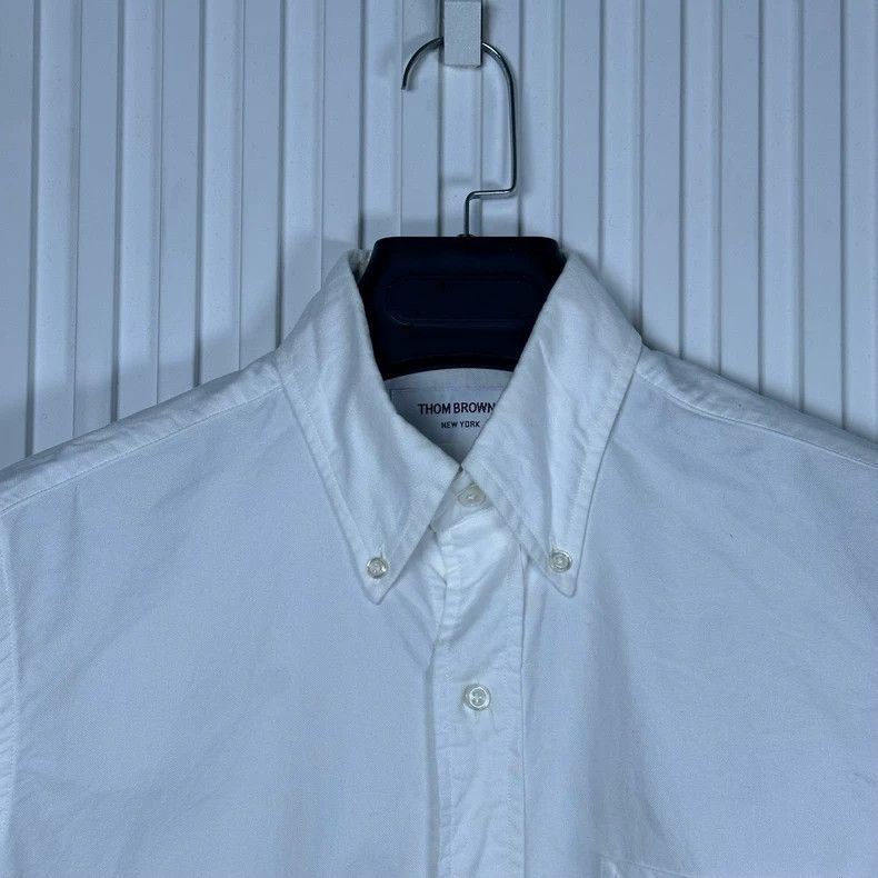 Thom Browne Thom Browne White striped double-sleeve color shirt Size US S / EU 44-46 / 1 - 4 Thumbnail