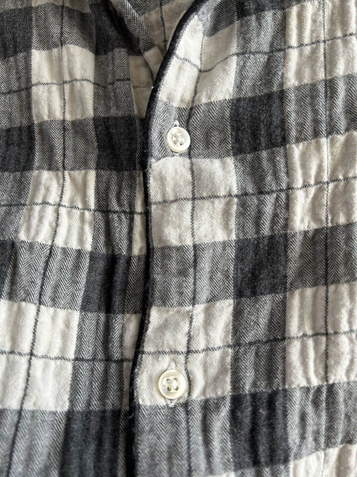 Officine Generale Officine Générale grey flannel shirt Size US L / EU 52-54 / 3 - 4 Thumbnail