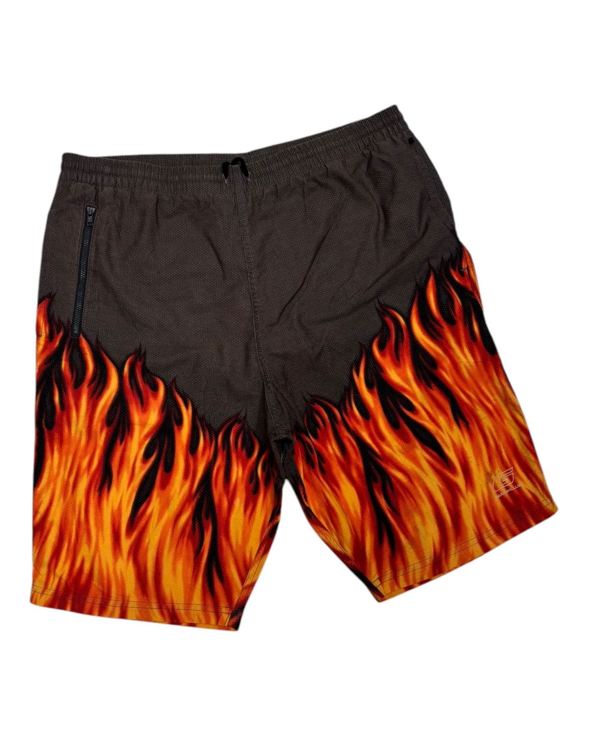 Japanese Brand Rare Vintage Flame Pants Street Fashion Size US 33 - 2 Thumbnail