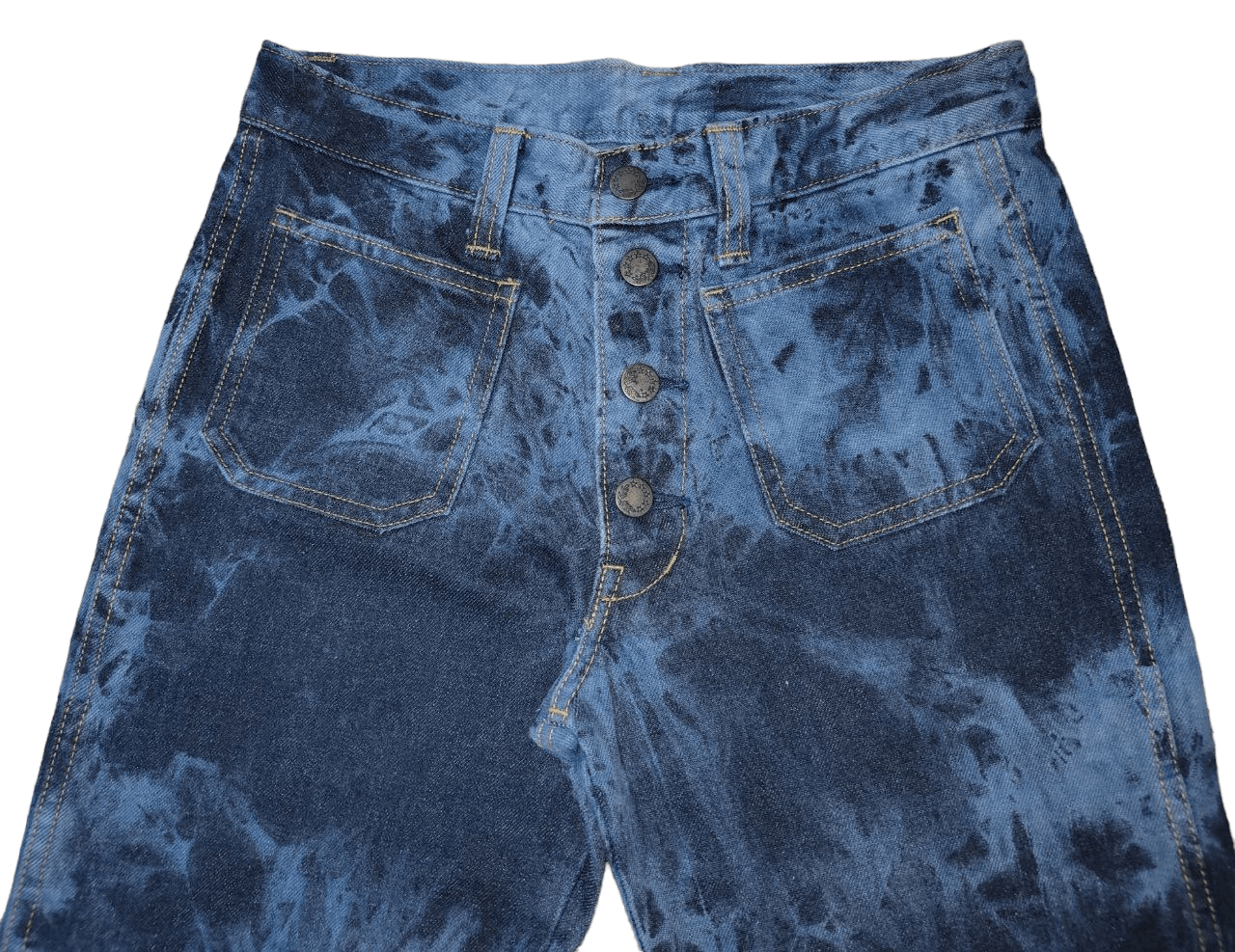 Japanese Brand Japanese Blueway Flare Denim Size US 28 / EU 44 - 5 Thumbnail