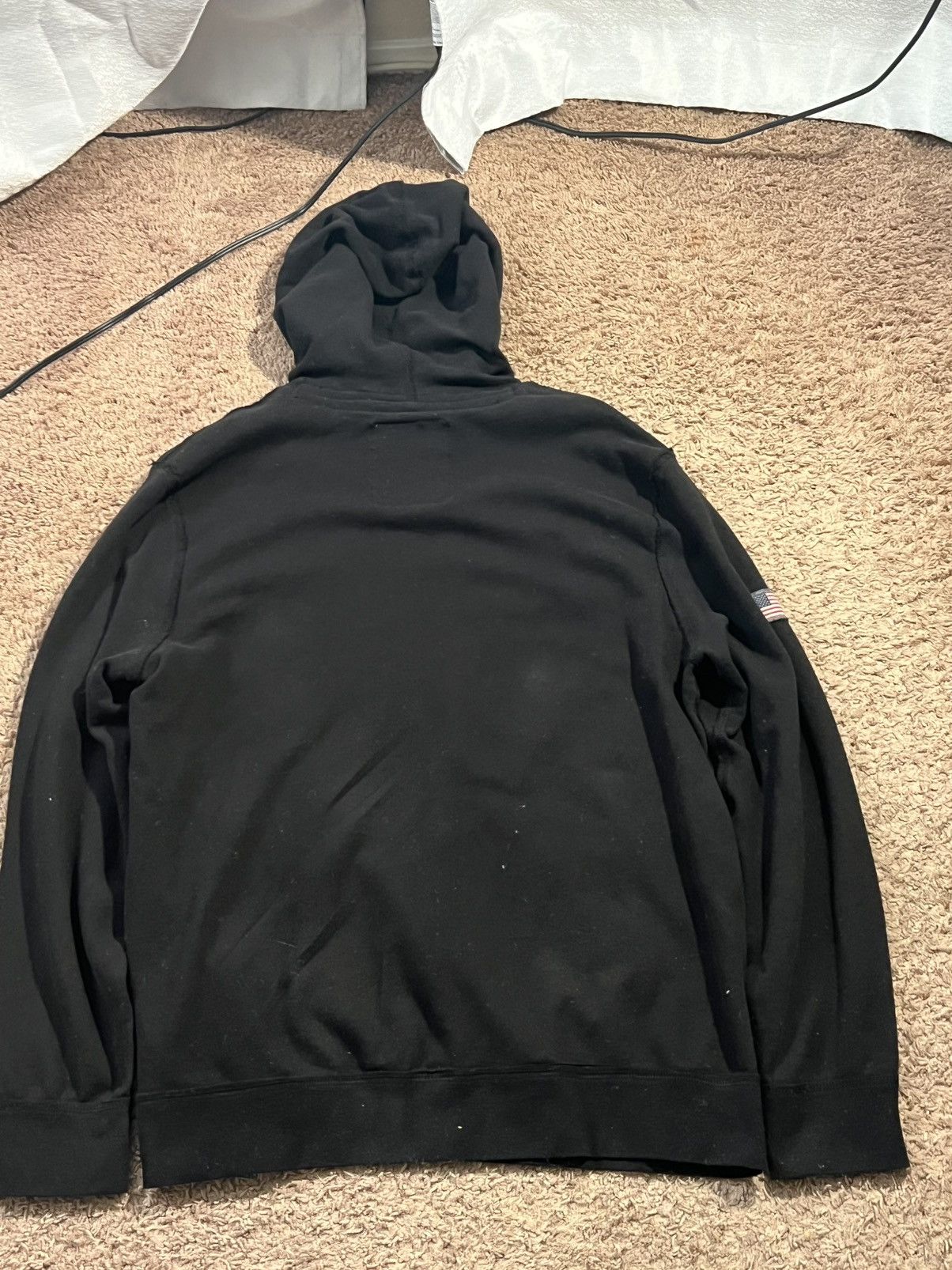 Nautica 2000s nautica hoodie with a american flag patch Size US L / EU 52-54 / 3 - 5 Thumbnail