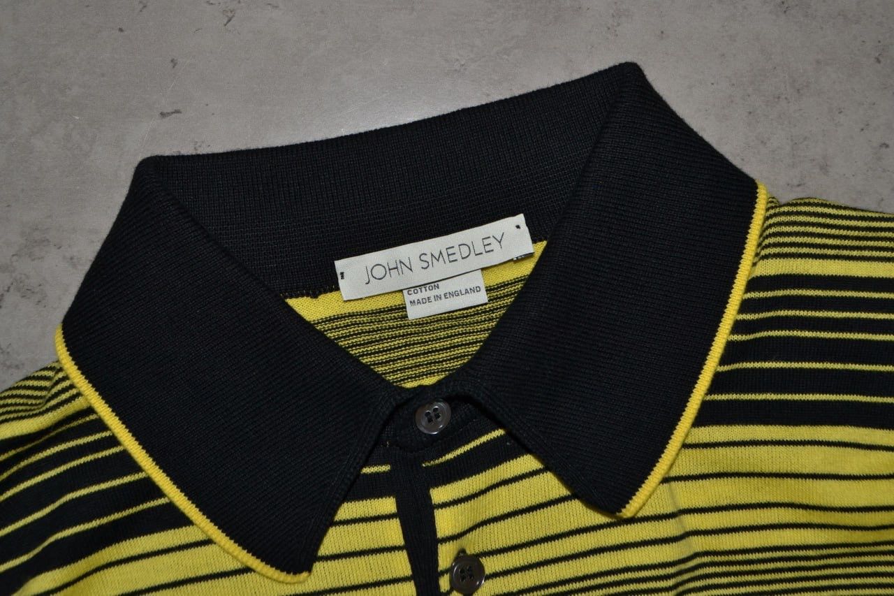 John Smedley John Smedley Men's Polo Shirt Striped Size Medium Size US M / EU 48-50 / 2 - 7 Thumbnail