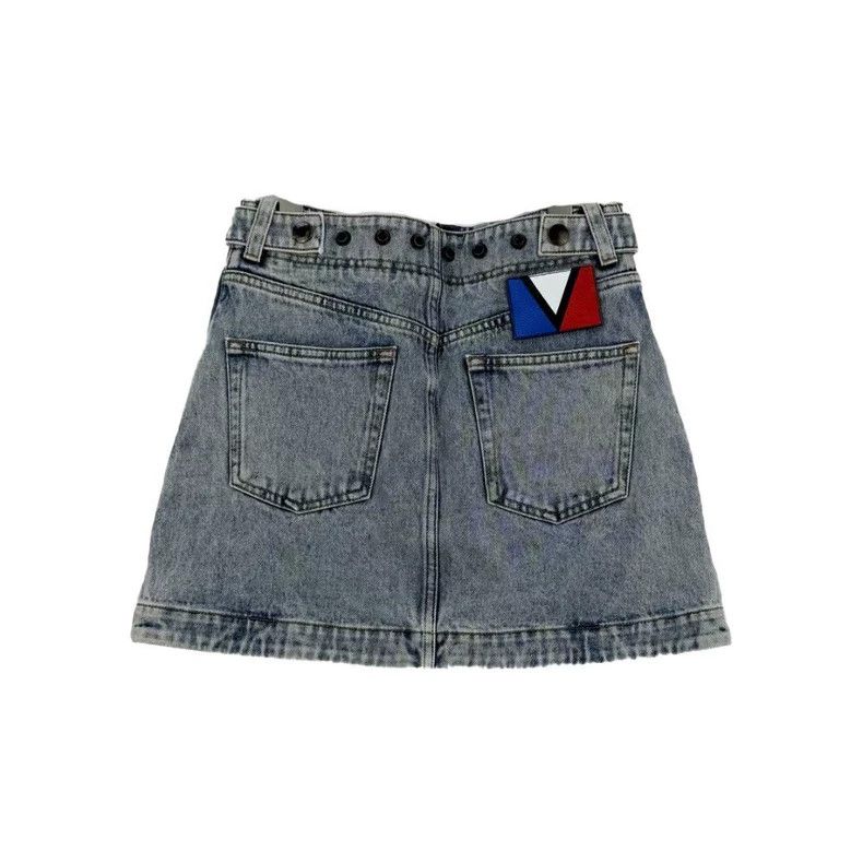 Louis Vuitton Louis Vuitton Washed blue, red, white and blue leather labe Size 35" - 2 Thumbnail