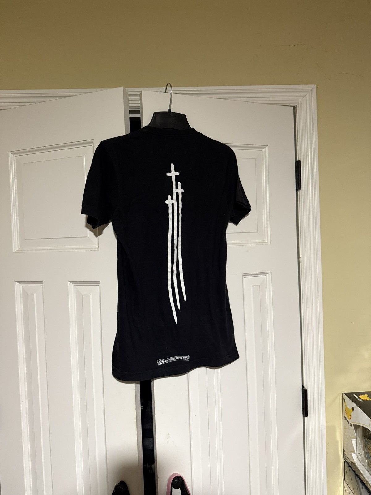 Chrome Hearts Chrome Hearts Black/White RS3 Cross T-Shirt Size US S / EU 44-46 / 1 - 2 Thumbnail