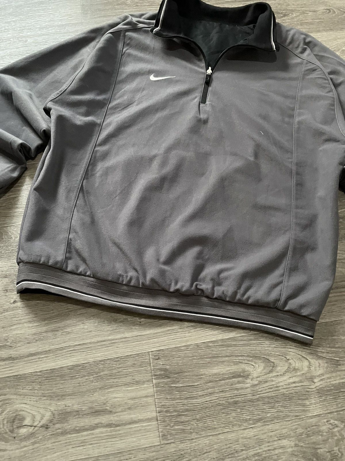 Nike Vintage Nike Nylon Reversible 2 Sides Pullover 1/3 Zip 90s Size US L / EU 52-54 / 3 - 4 Thumbnail