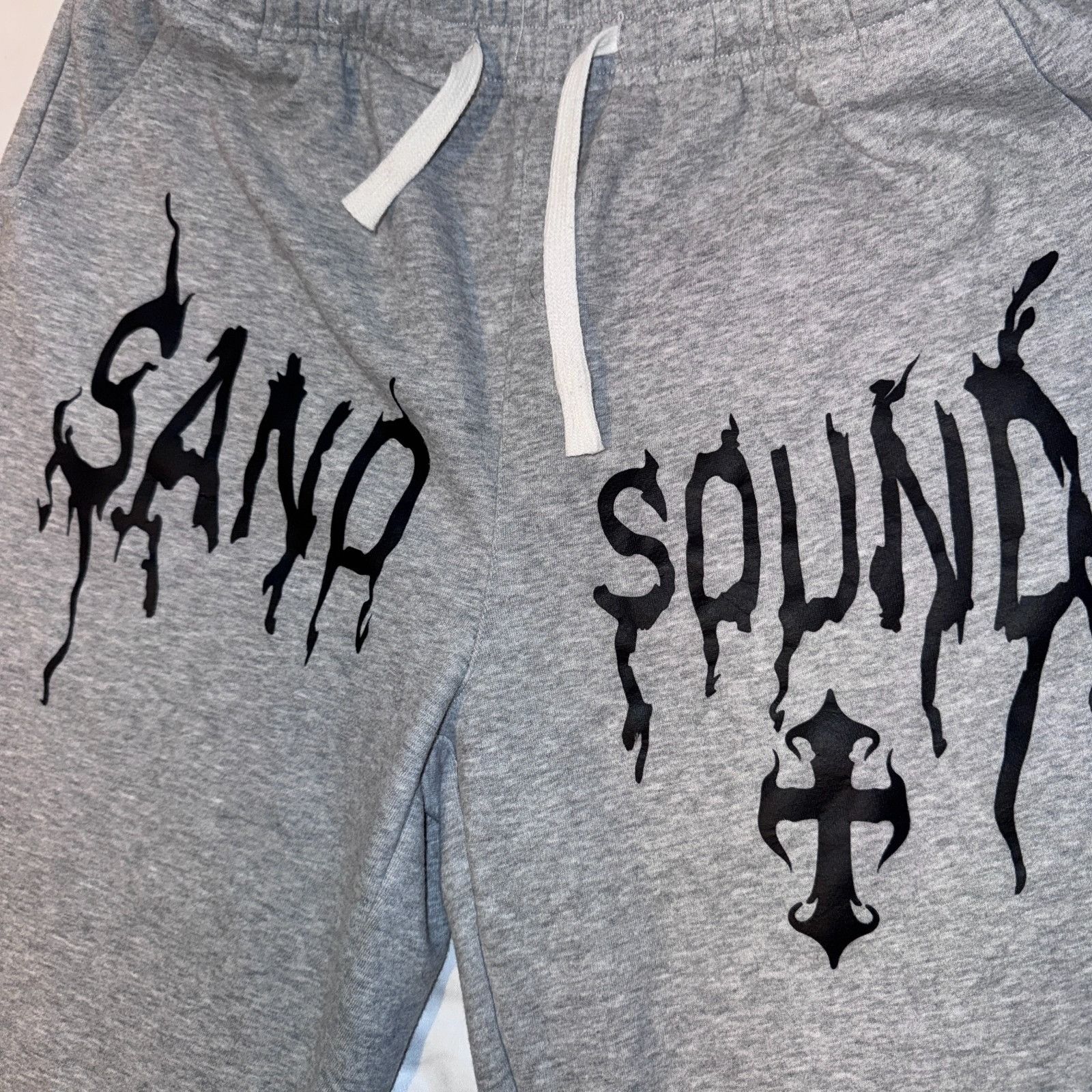 Other Sand Sound Iron Cross Graphic Drawstring Sweatpants Large Gr Size US 34 / EU 50 - 4 Thumbnail