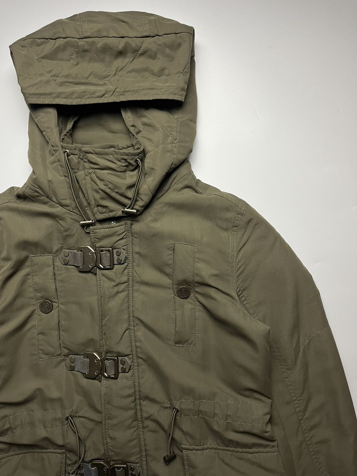 Japanese Brand SLY Japan Industrial Buckle N3B Military Parka Jacket Size US S / EU 44-46 / 1 - 3 Thumbnail