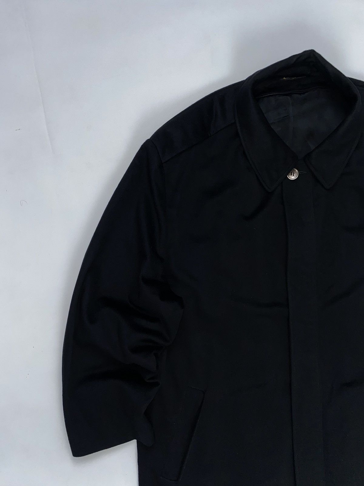 Vintage 🚨 Zilli LITHO NOIR vintage cashmere coat jacket black man 60 Size US XXL / EU 58 / 5 - 6 Thumbnail