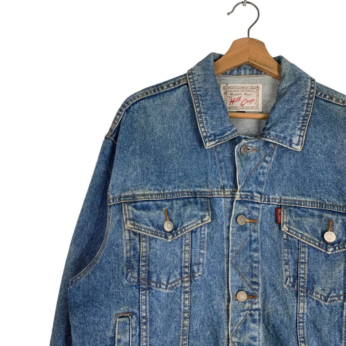 Japanese Brand HILL CROP Western Wear Denim Jacket #0859-C38 Size US M / EU 48-50 / 2 - 6 Thumbnail