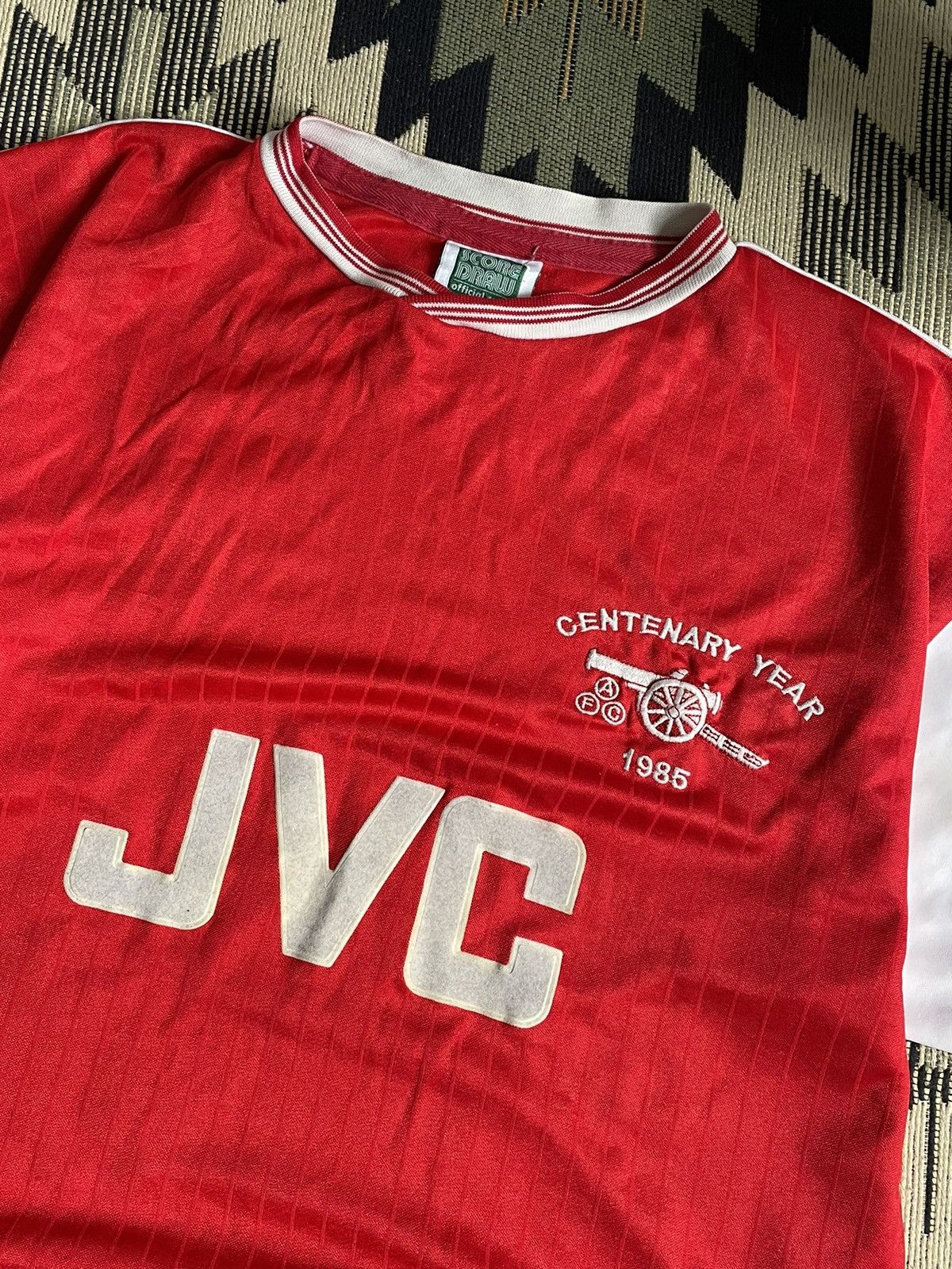Vintage Vintage 1985 Arsenal Retro Score Draw Jersey Size US M / EU 48-50 / 2 - 5 Thumbnail