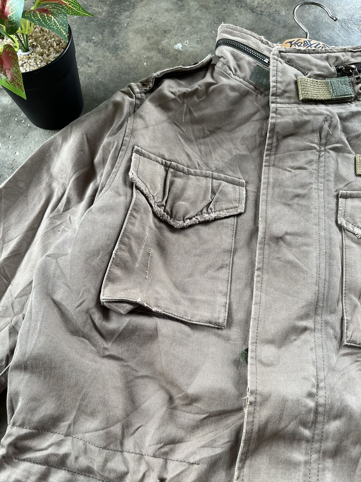 Japanese Brand × Vintage × wjk Vintage WJK Army Zipper Jacket Made in Japan Size US S / EU 44-46 / 1 - 4 Thumbnail