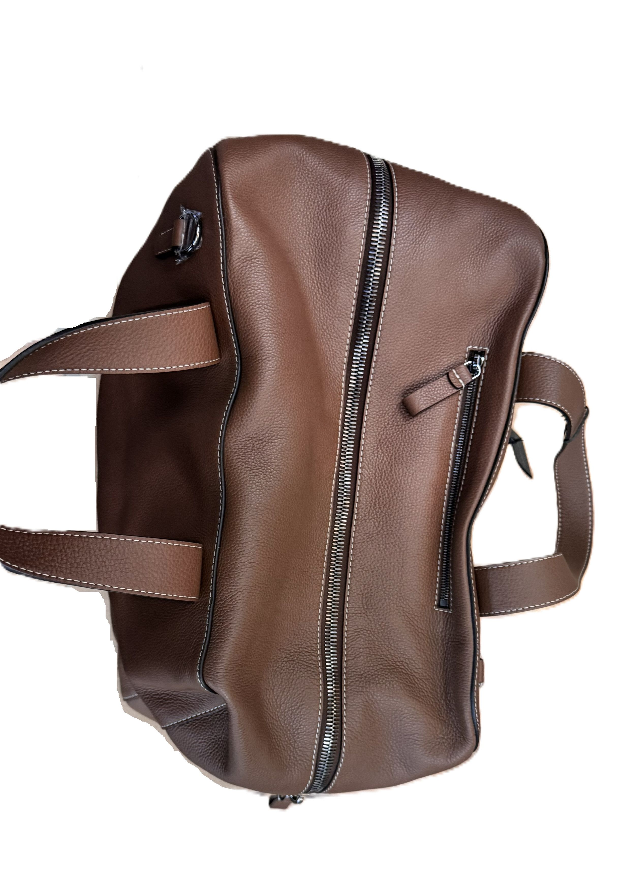 Giorgio Armani GIORGIO ARMANI Men Runway Full Grain Leather Handbag DUFEL Size ONE SIZE - 9 Thumbnail
