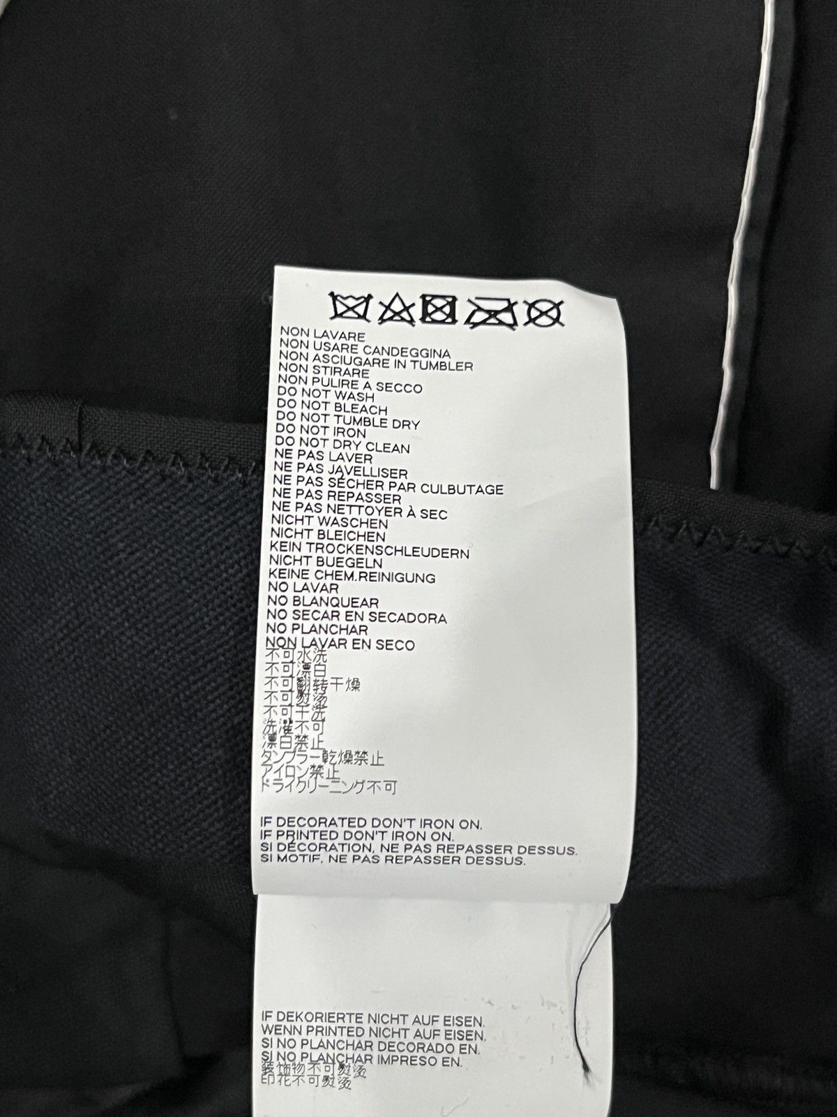 Maison Margiela Line 14 Exposed Stitch Trousers