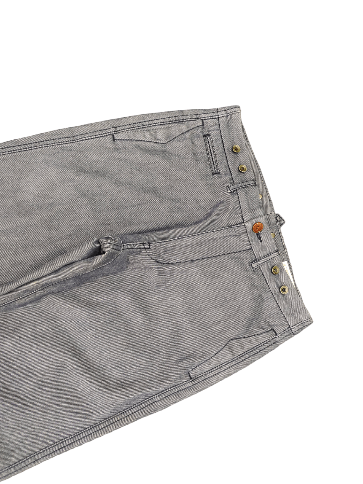 Japanese Brand Vintage Navy Buckle Back Denim Pants Inspired Wwii Size US 30 / EU 46 - 11 Thumbnail