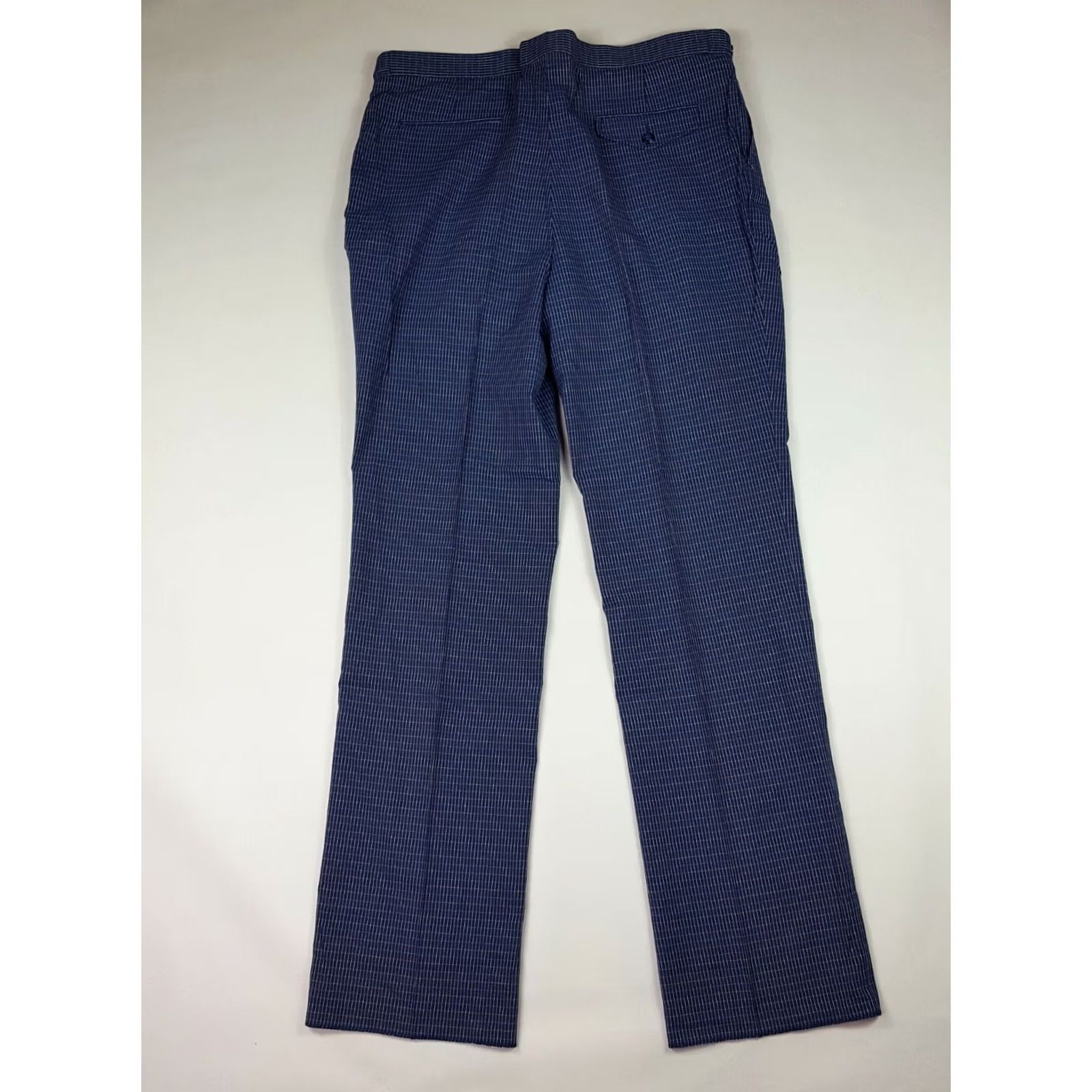 Vintage Vintage Antigua Plaid Dress Pants Men Size 40 Straight Leg Pleated Blue NWT 80s 90s Golf Retro Pants Mens Size US 40 / EU 56 - 6 Thumbnail
