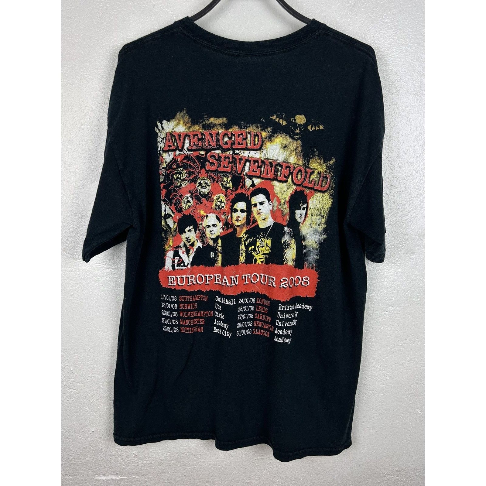 00s 2009 AVENGED SEVENFOLD ロックTシャツ バンドT 00s 2009 AVENGED SEVENFOLD ロックTシャツ バンドT - メルカリ