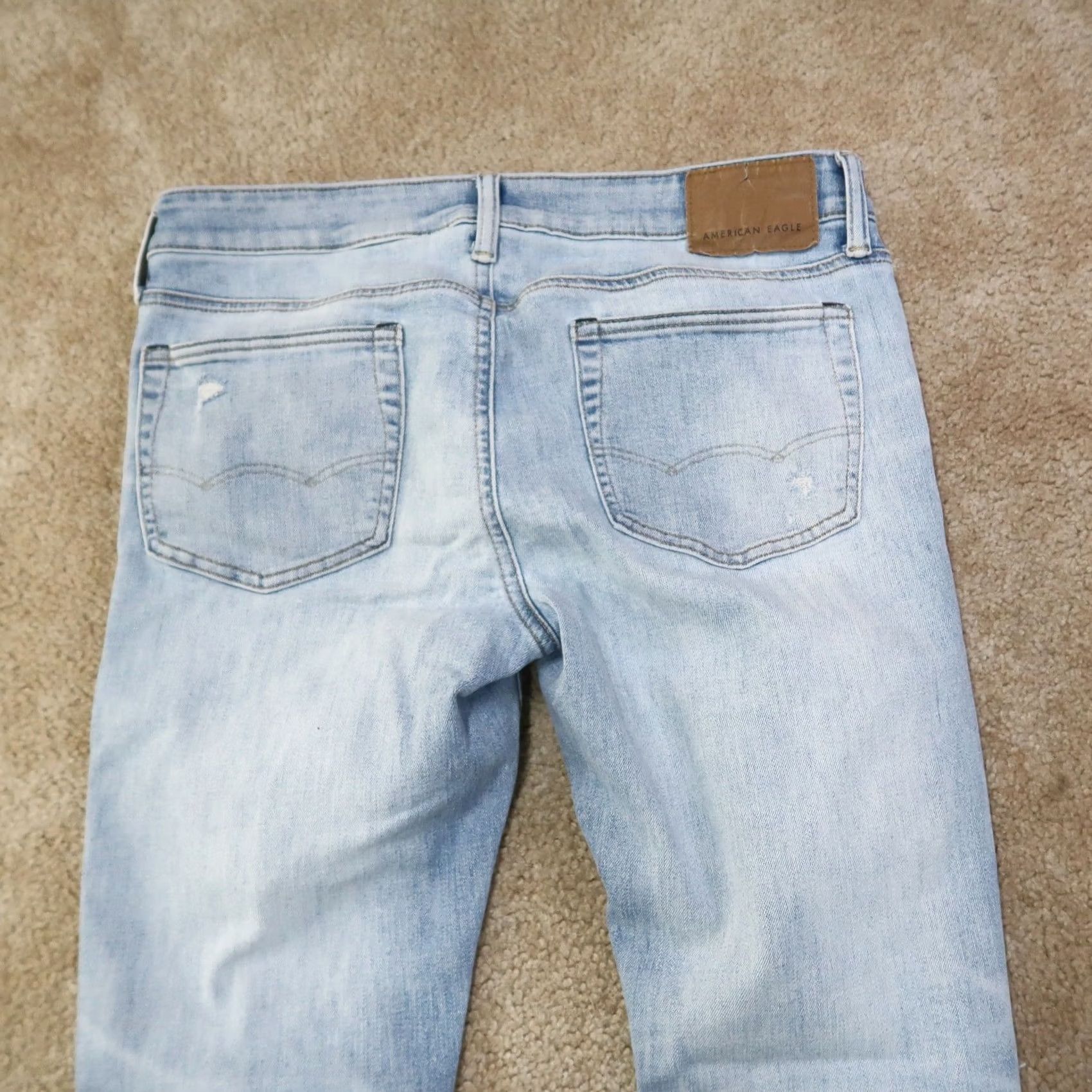 American Eagle Outfitters American Eagle Outfitters Jeans Men’s 34x32 Airflex Denim Stretch Skinny 5-Pocket Blue Slim Regular Size 34 Size US 34 / EU 50 - 7 Thumbnail