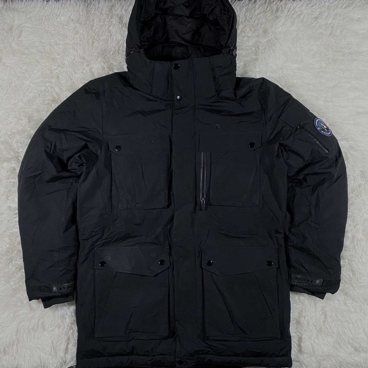 Fila Fila White Line Real Down Black Jacket Size US M / EU 48-50 / 2 - 1 Thumbnail