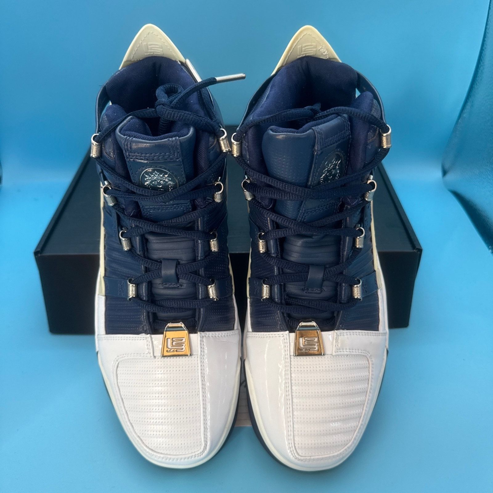 Nike Nike Zoom Lebron III Midnight Navy m8.5 w10 Size US 8.5 / EU 41-42 - 6 Thumbnail