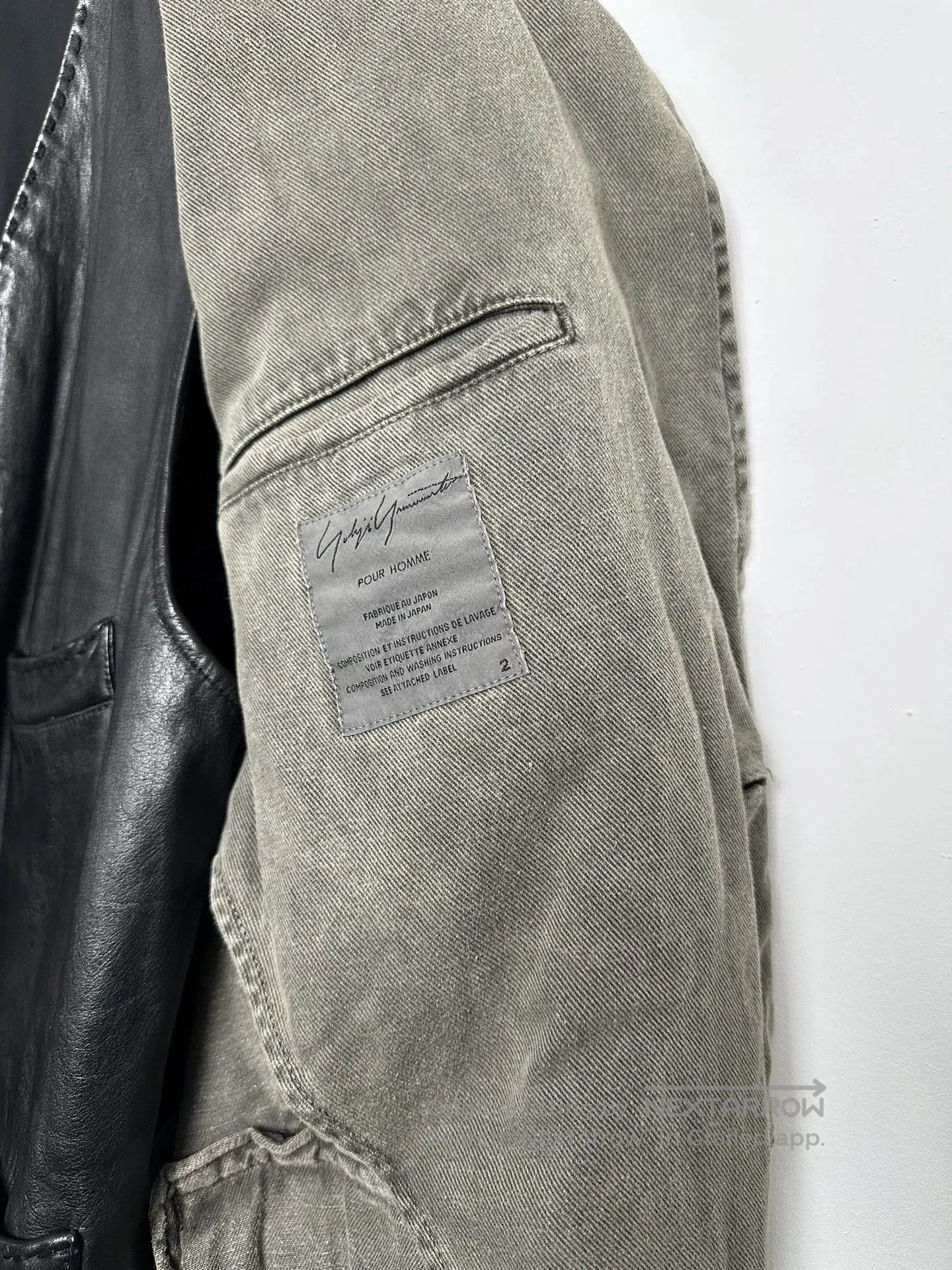 Yohji Yamamoto Yohji Yamamoto Pour Homme Dyed Felted Jacket. Size US M / EU 48-50 / 2 - 7 Thumbnail