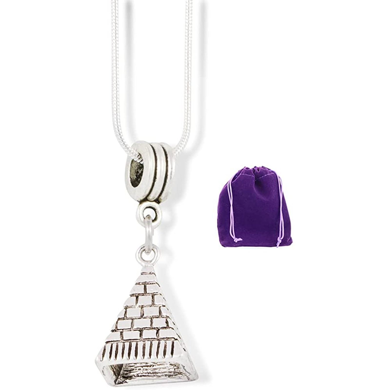 & Other Stories Pyramid Charm Snake Chain Necklace Size ONE SIZE - 1 Thumbnail