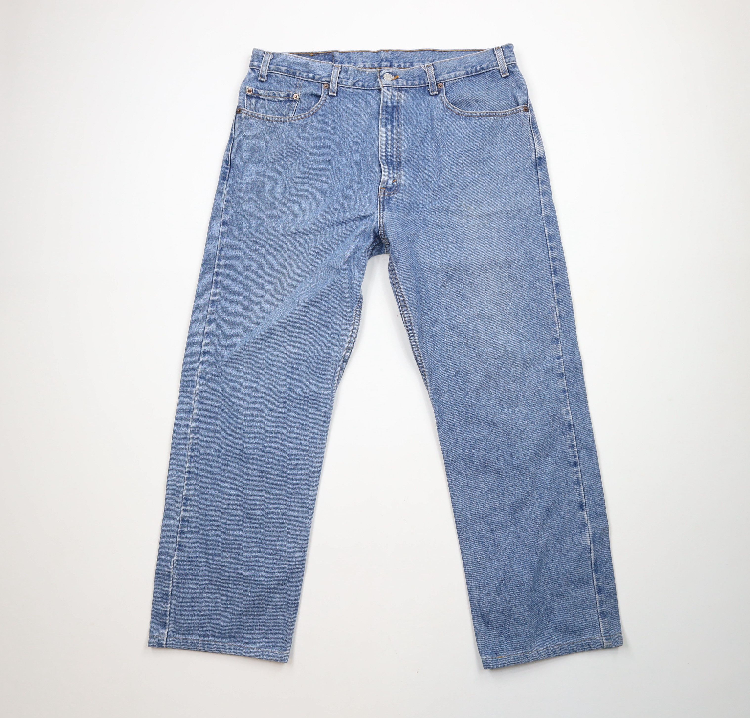 Levi's × Vintage Vintage 90s Levis 505 Regular Fit Denim Jeans Blue Cotton Size US 38 / EU 54 - 1 Thumbnail