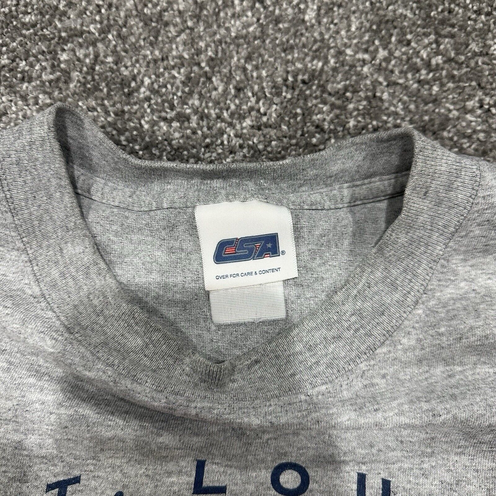 CSA Vtg St. Louis Cardinals Grey T Shirt National League Size M Size US M / EU 48-50 / 2 - 3 Thumbnail
