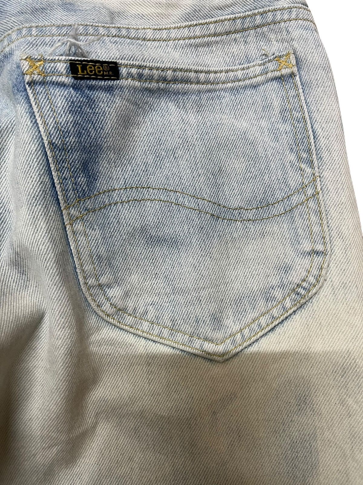 Lee Vintage Lee Wide Leg Faded Acid Wash Denim Size US 28 / EU 44 - 9 Thumbnail