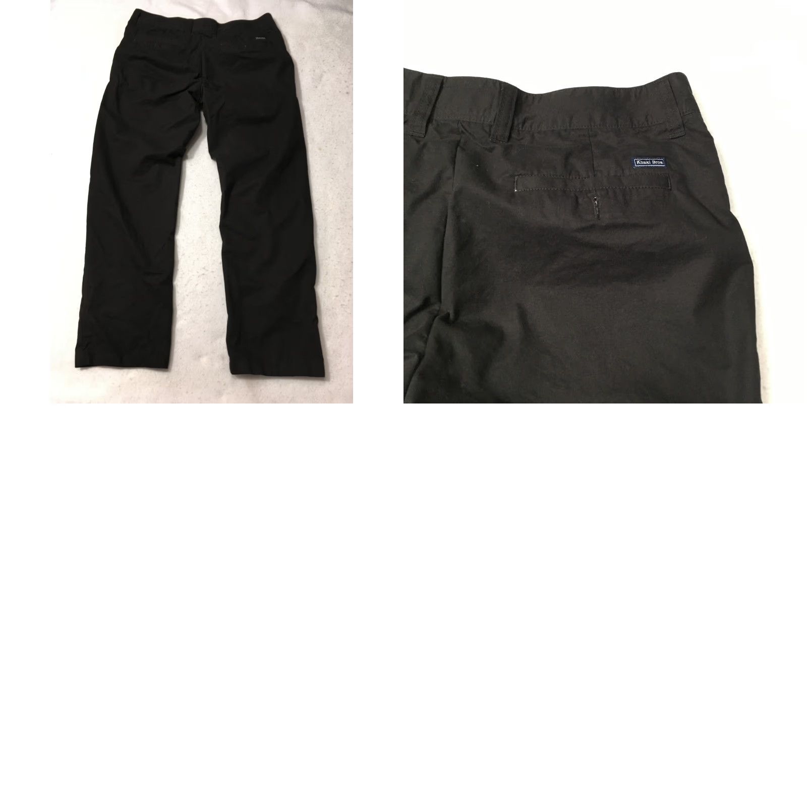 Vintage khaki bros Classic Fit Black Chinos Pants 34 Adult Men Khakis Slacks Pockets 34 in Seam Straight Adjustable? Size US 34 / EU 50 - 8 Thumbnail