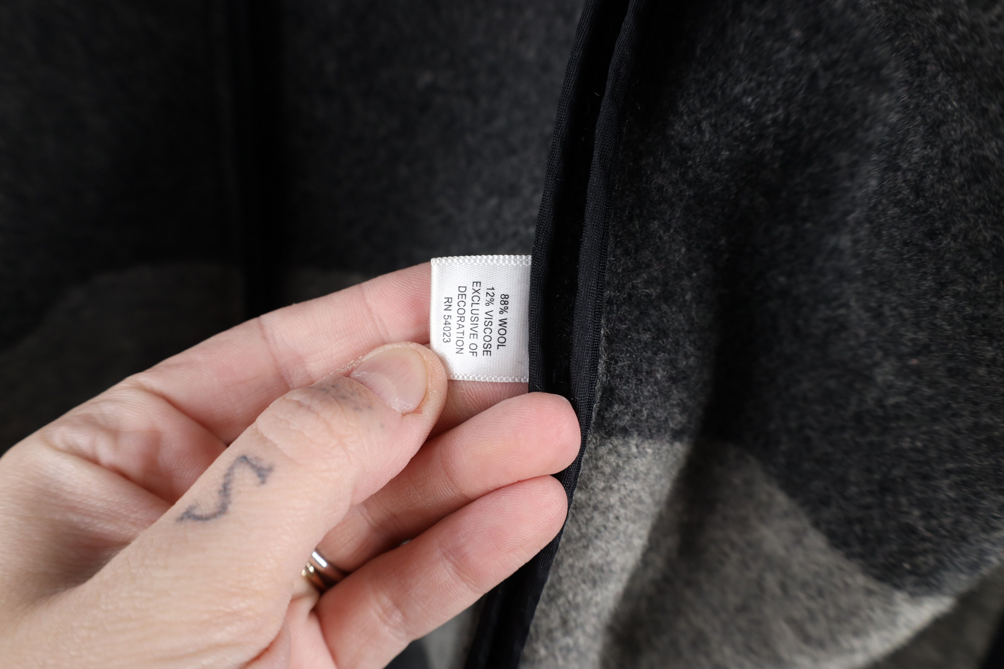 Banana Republic × Vintage Banana Republic Wool Blend Button Full Zip Jacket Gray Size M / US 6-8 / IT 42-44 - 11 Thumbnail