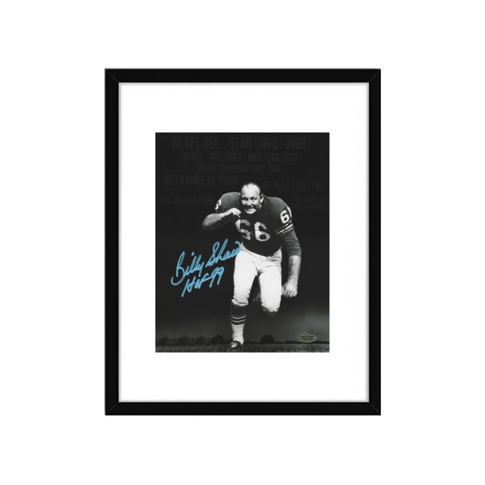 Other BILLY SHAW SIGNED 8X10 PHOTO WITH COA W/Frame Size ONE SIZE - 2 Thumbnail