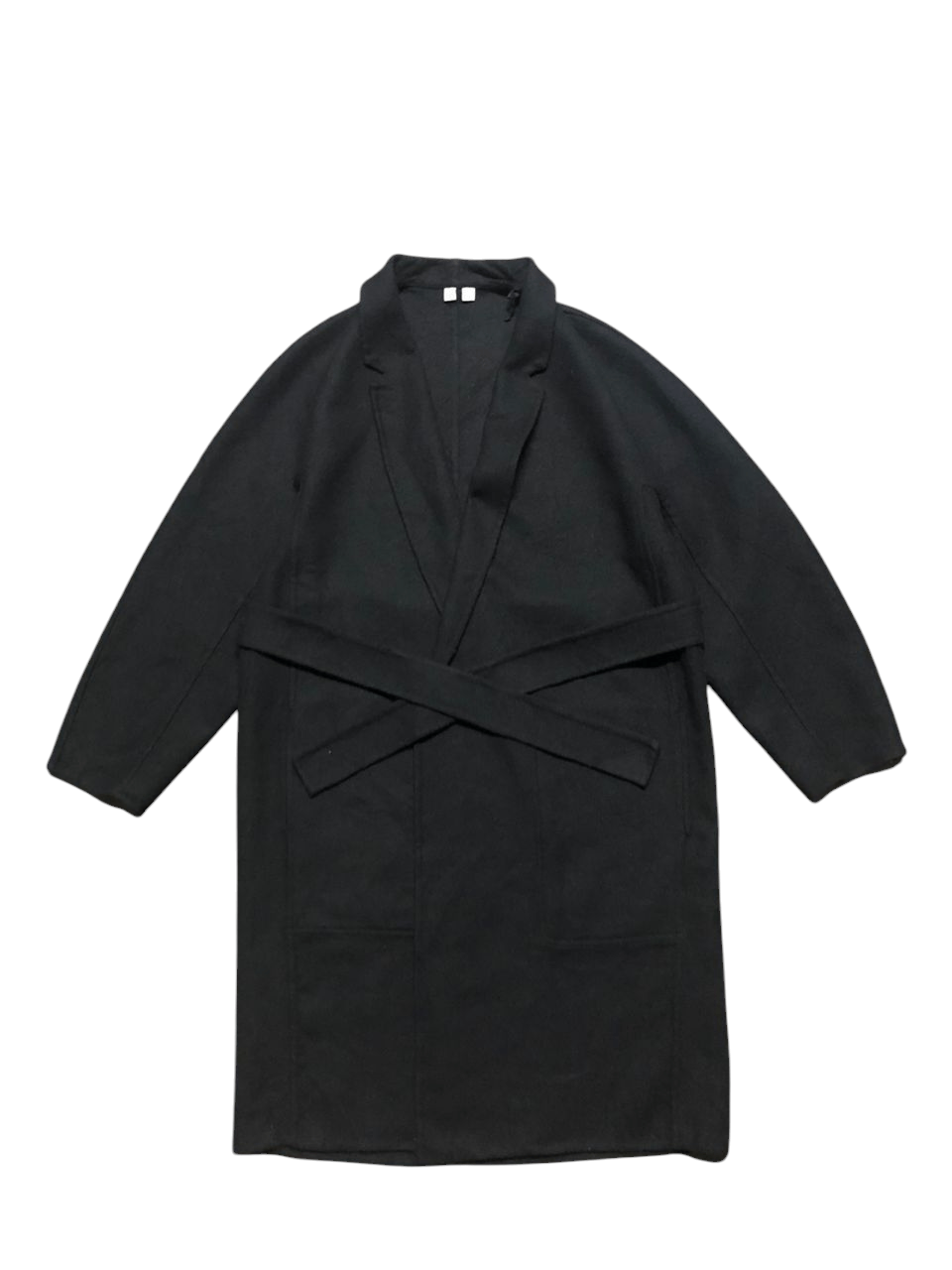 Lemaire × Uniqlo Uniqlo Lemaire Long Coat Belted Wool Jacket Size US S / EU 44-46 / 1 - 1 Thumbnail