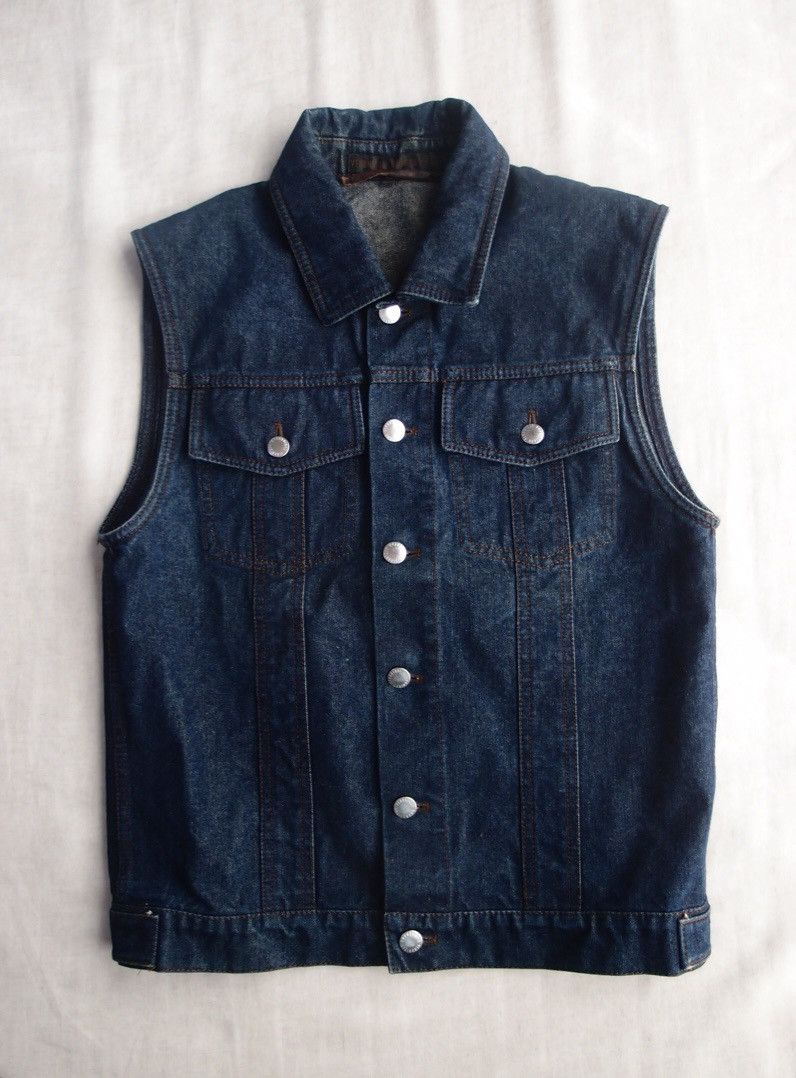 VERONIQUE BRANQUINHO Archive Denim Vest Size 48