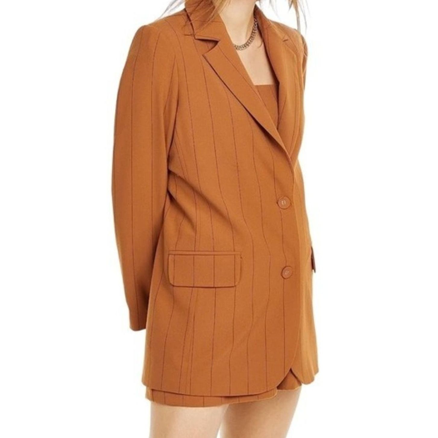 Other Danielle BernteinHoney Ginger Pinstriped Jacket, L Size L / US 10 / IT 46 - 3 Thumbnail