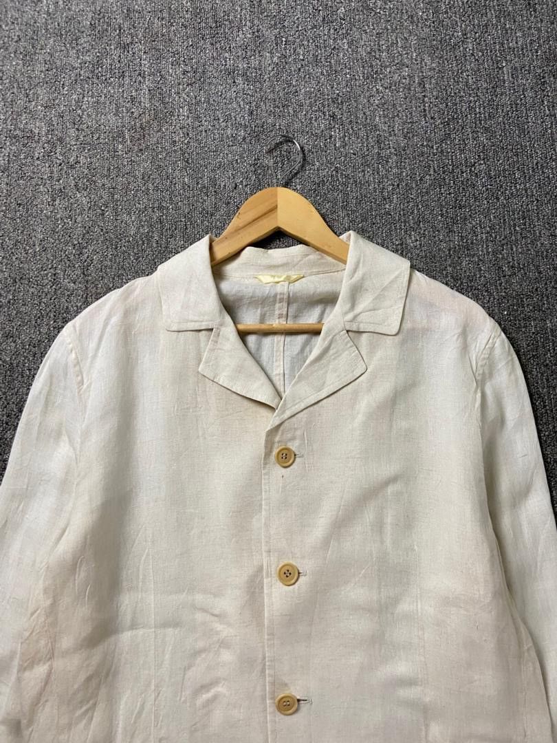 Japanese Brand Maurizio Baldassari Milano Linen Buttoned Jacket (204) Size US S / EU 44-46 / 1 - 8 Thumbnail