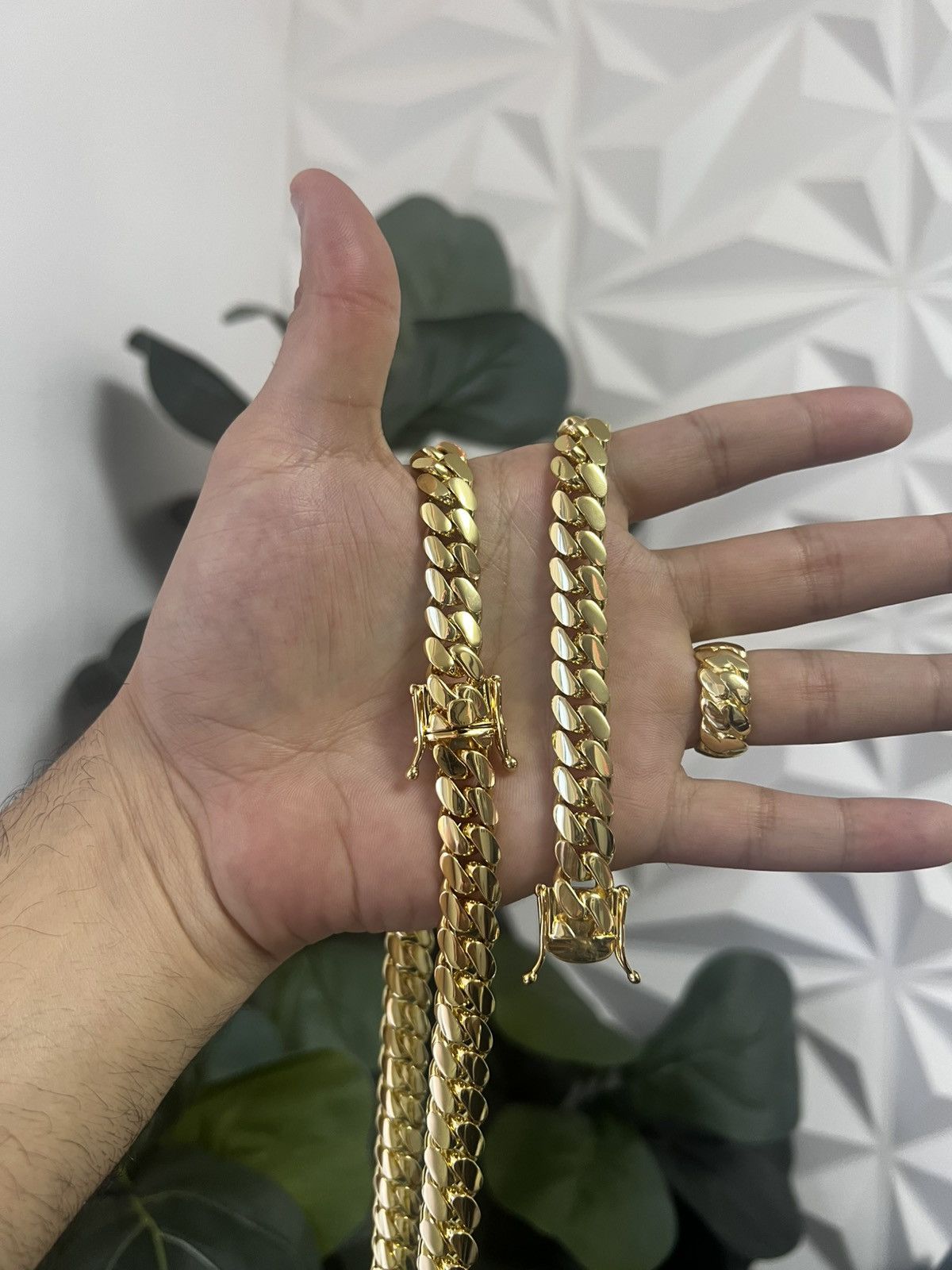 Other 14k gold bonded set chain and bracelet plus ring Size ONE SIZE - 3 Thumbnail