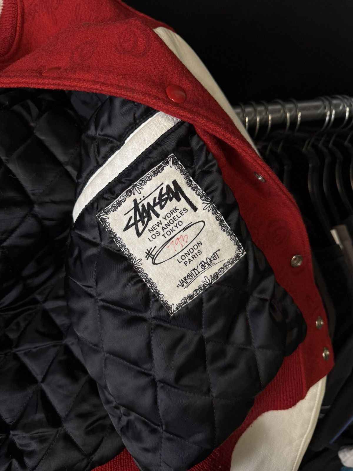 Stussy Vintage stussy world tour varsity jacket 783/1000 RARE Size US L / EU 52-54 / 3 - 9 Thumbnail