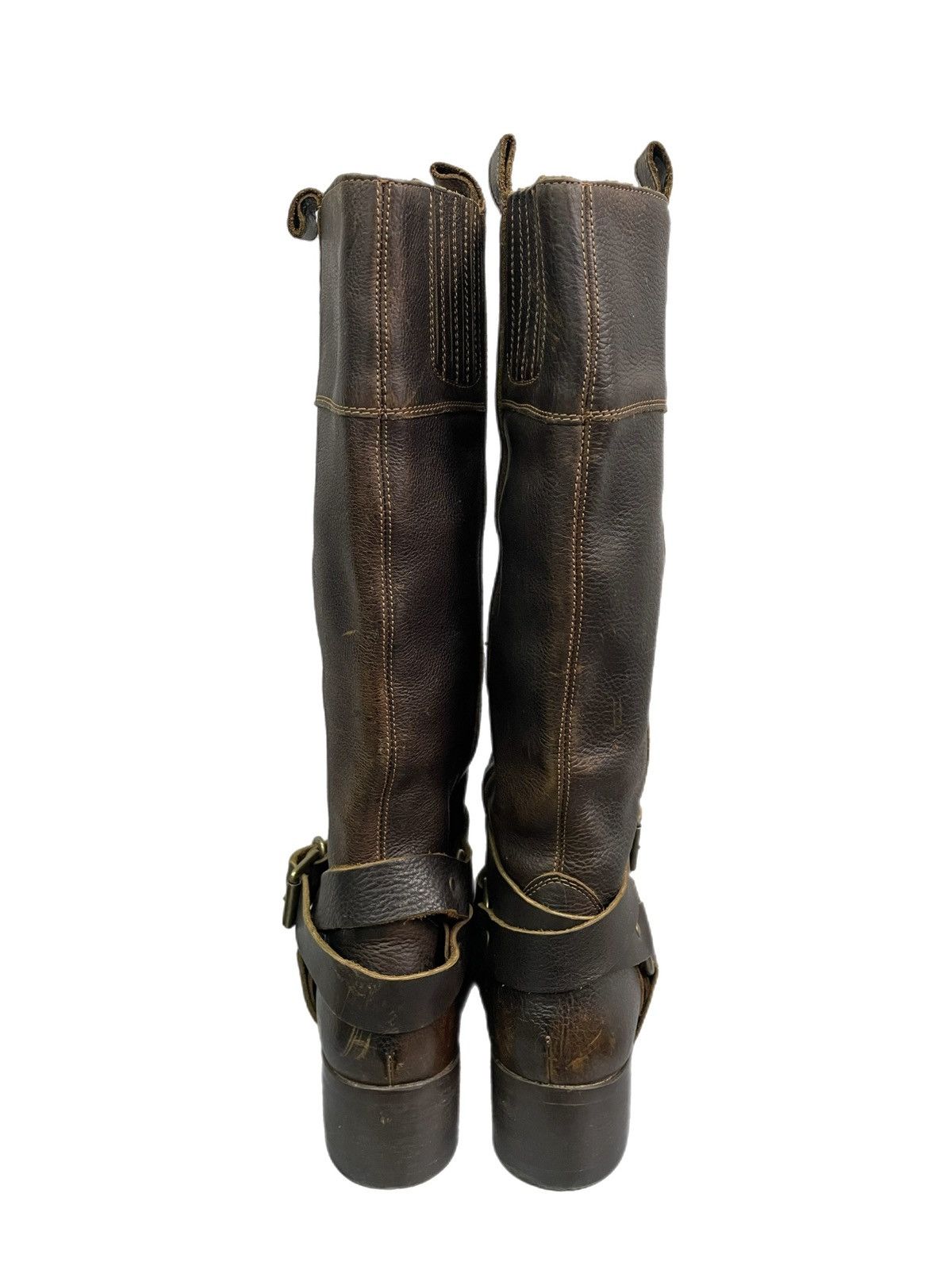 Wrangler Vintage Brown Tall Leather wrangler 90s Boots Western Size US 7.5 / EU 40-41 - 5 Thumbnail