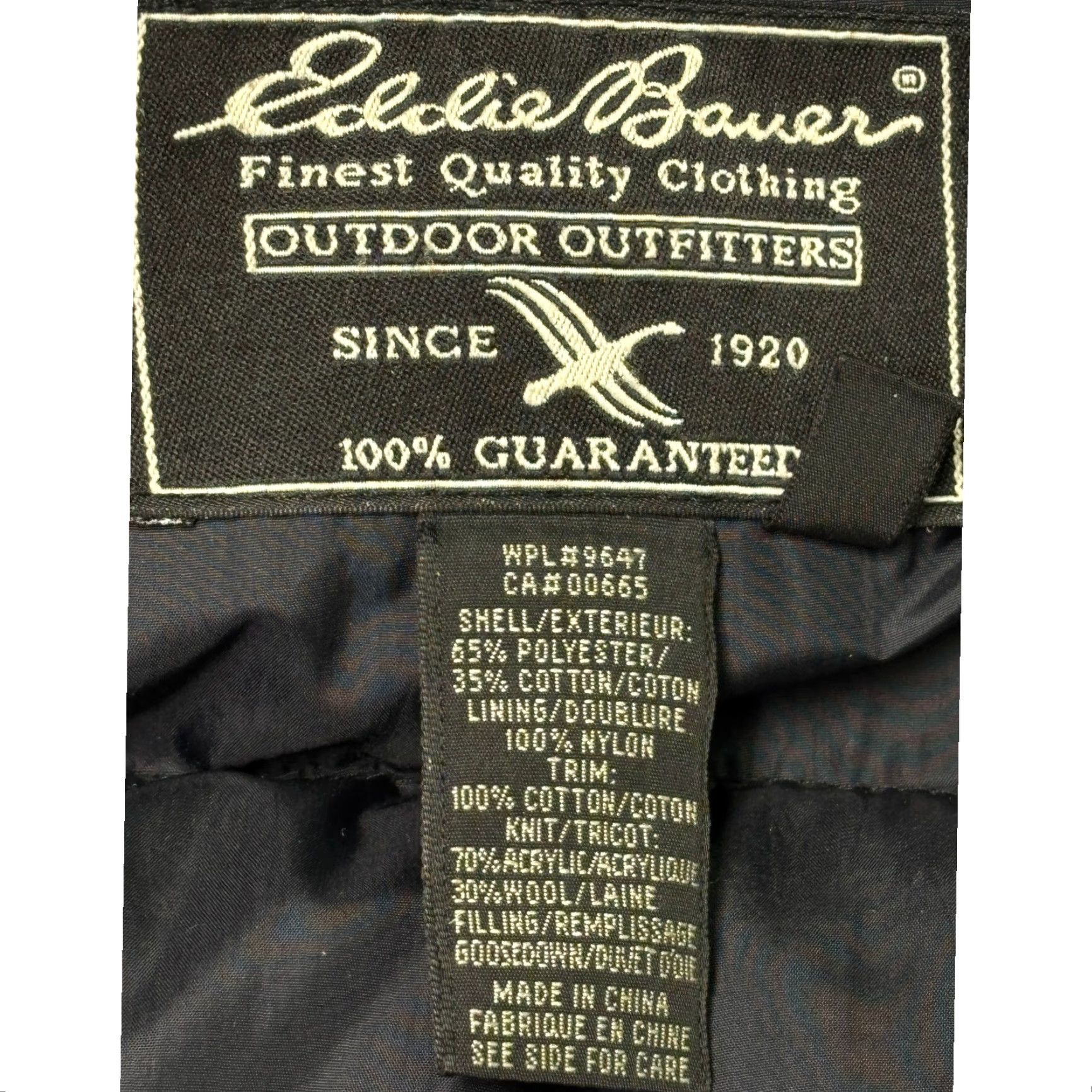 Eddie Bauer Eddie Bauer Parka Jacket Mens Black Goose Down Tall L Long Winter Coat Outdoor Outfitters Medium? Raw Size US L / EU 52-54 / 3 - 4 Thumbnail