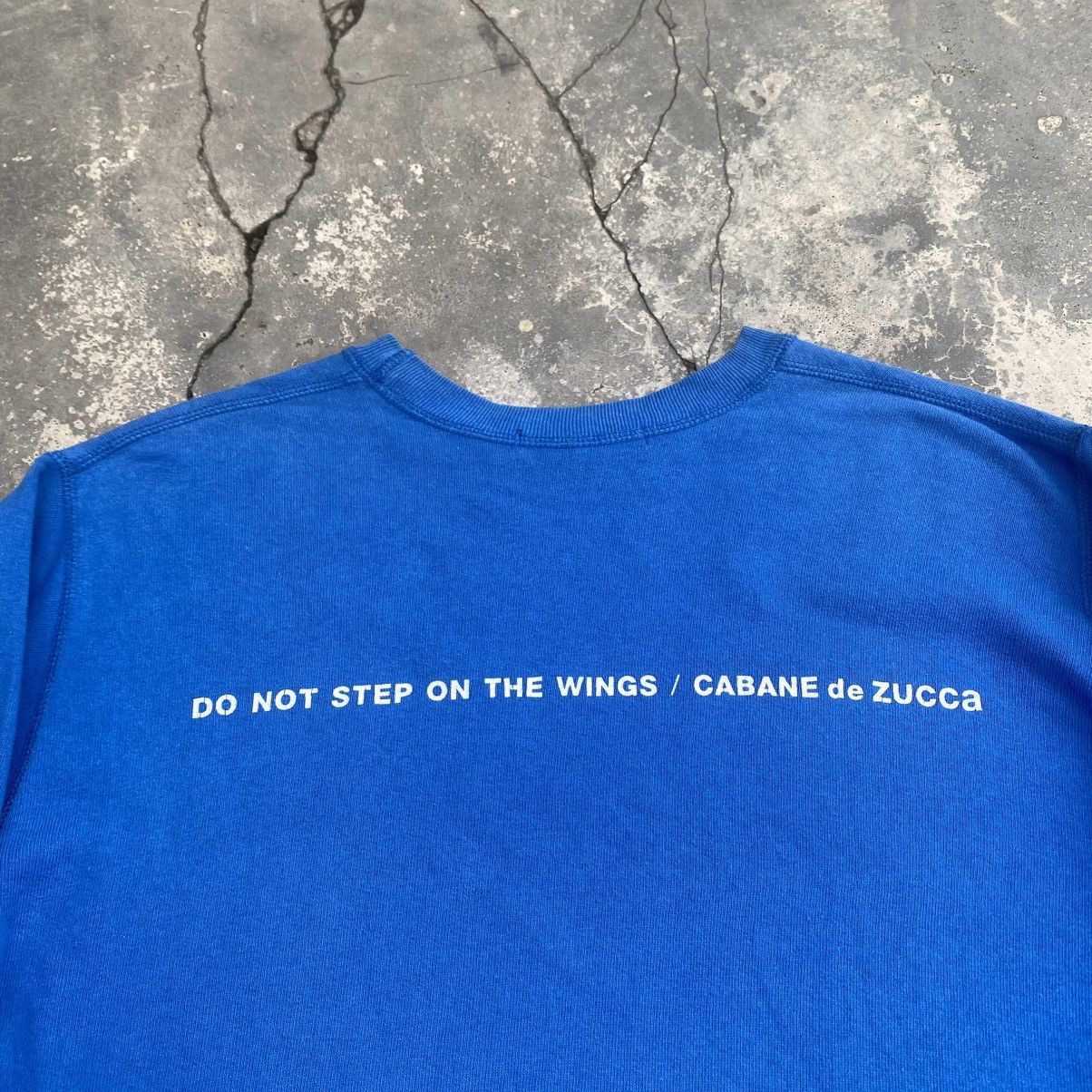 CABANE de ZUCCa DO NOT STEP ON THE WING Vintage Sweatshirt Size US M / EU 48-50 / 2 - 2 Thumbnail