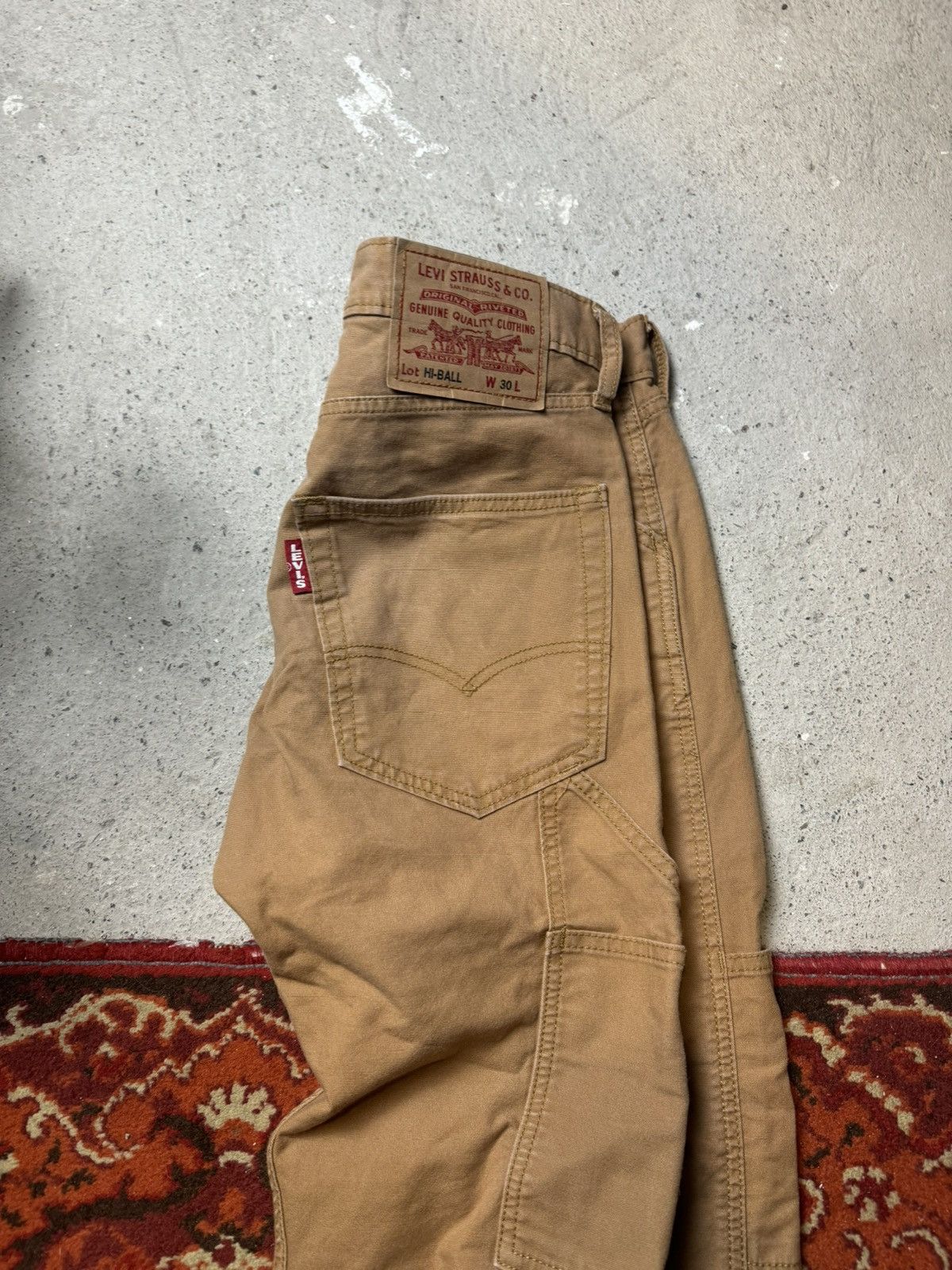 Levi's × Vintage Vintage Y2K Levi’s Workwear Cargo Active Pants Size US 30 / EU 46 - 4 Thumbnail