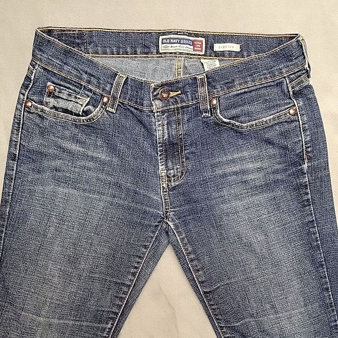 Old Navy VTG Old Navy Jeans Women Size 4 Blue Faded Denim Ultra Low Rise Flared Y2K Retro Jeans Women 4 Blue Faded Denim Ultra Low Rise Flared Y2K Retro Size 27" / US 4 / IT 40 - 3 Thumbnail