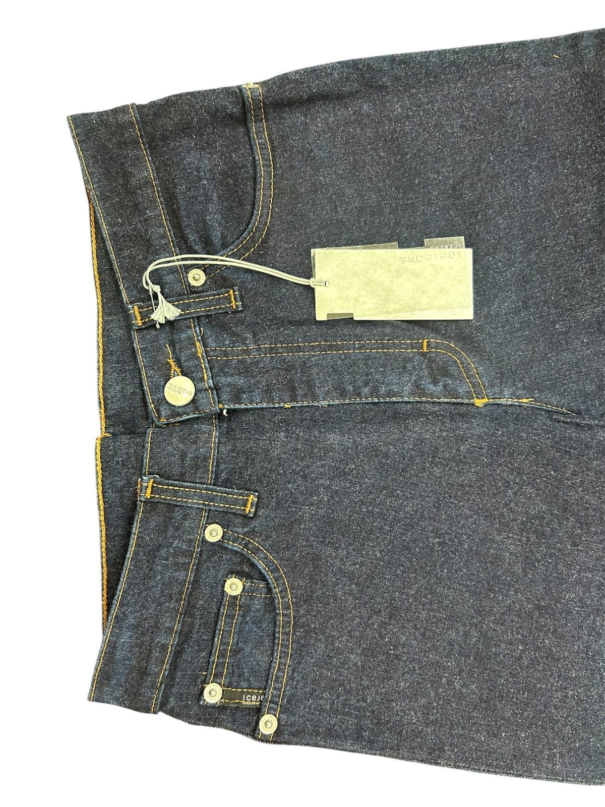 Iceberg Iceberg (Gilmar) Vintage Made in Italy Dark Wash Denim - NWT Size 26" / US 2 / IT 38 - 6 Thumbnail