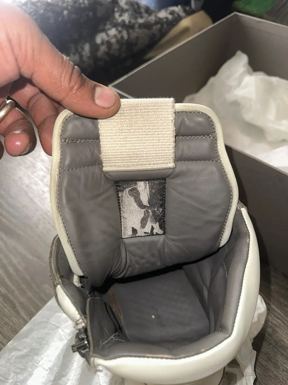 Rick Owens Rick Owens Geobasket Sz.44 Size US 10.5 / EU 43-44 - 4 Thumbnail